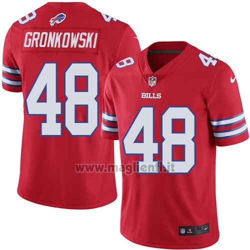 Maglia NFL Legend Buffalo Bills Gronkowski Rosso